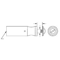Stone Chuck Taper Shaft RH (R133)