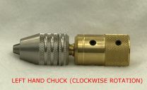 3 JAW CHUCK LEFT HAND ON A 1/2'' STRAIGHT SHAFT (R128)