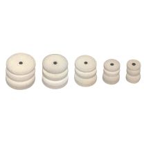 Mizzy White Heatless Wheels