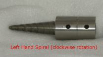 Spiral Left Hand on a 1/2'' Straight Shaft (R126)
